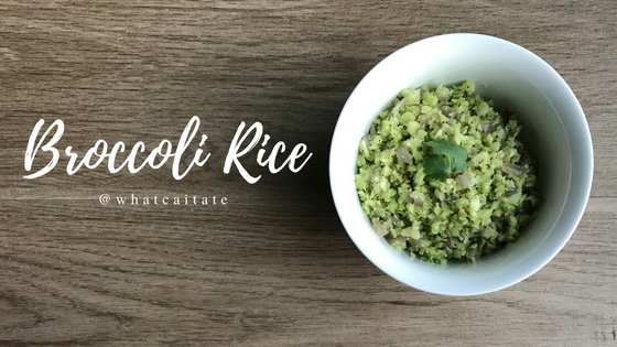 Broccoli Rice | Cait Crowell